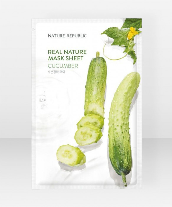 Nature Republic Real Nature Cucumber Mask Sheet 22ml