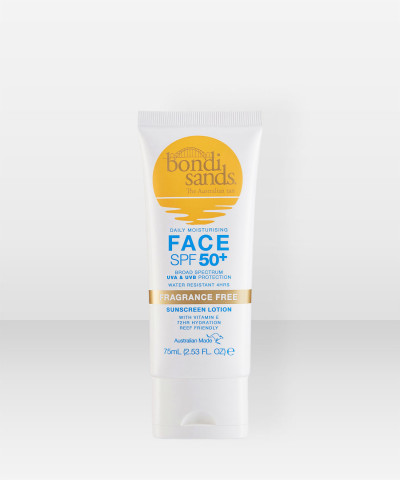 Bondi Sands SPF 50+ Face Sunscreen Lotion Fragrance Free 75 ml