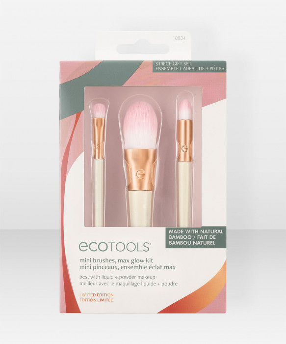 Ecotools Mini Brushes Max Glow Makeup Brush Kit