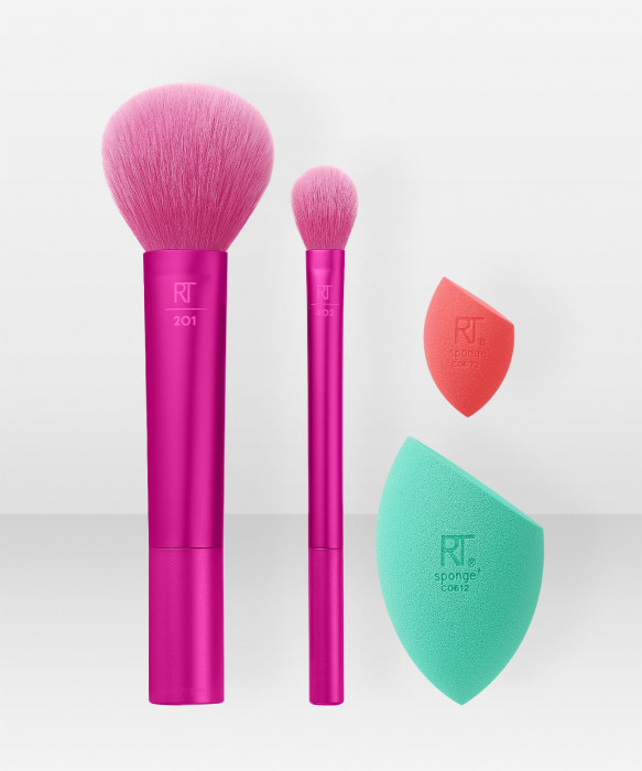 Real Techniques Feeling Festive Makeup Sponge & Face Brush Holiday Kit