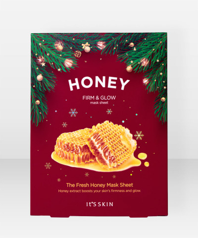 It´S SKIN The Fresh Mask Sheet Honey Christmas Set 5 pcs