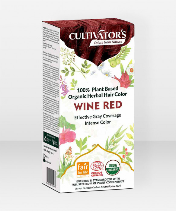 Cultivator’s Hair Color Wine Red 100g
