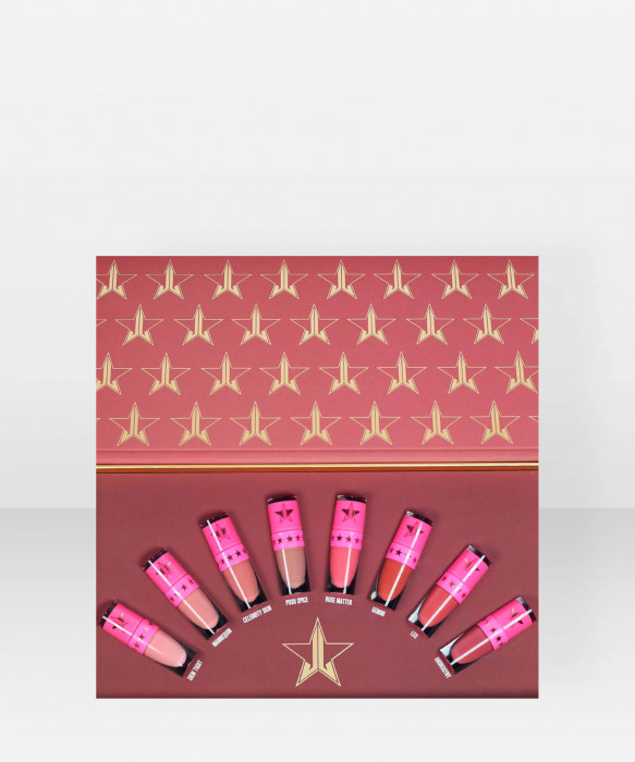 Jeffree Star Cosmetics The Mini Velour Liquid Lipstick NUDES: Volume One nestemäinen huulipuna huulipunasetti kokoelma