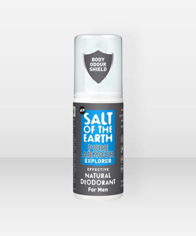 Salt of the Earth Pure Armour Explorer Mineraalideodoranttisuihke miehille 100ml