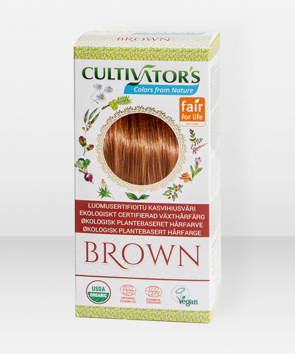 Cultivator’s Hair Color Brown 100g kasviperäinen hiusväri