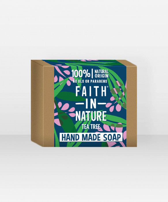 Faith in Nature Soap Tea Tree palasaippua