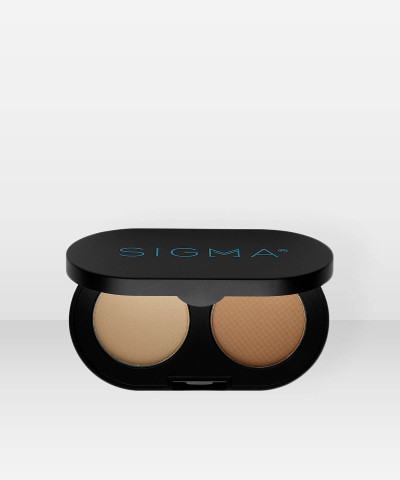 Sigma Beauty Colour And Shape Brow Powder Duo  Light 3g