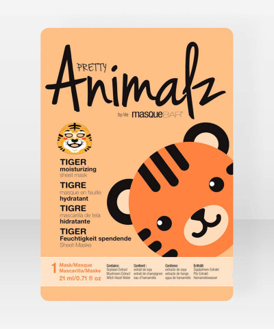 Pretty Animalz by Masque Bar Tiger Moisturizing Sheet Mask