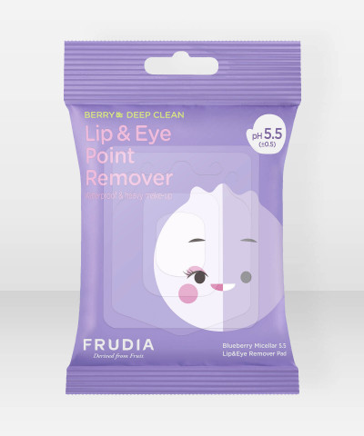 Frudia Blueberry Micellar 5.5 Lip & Eye Remover Pad 30pcs