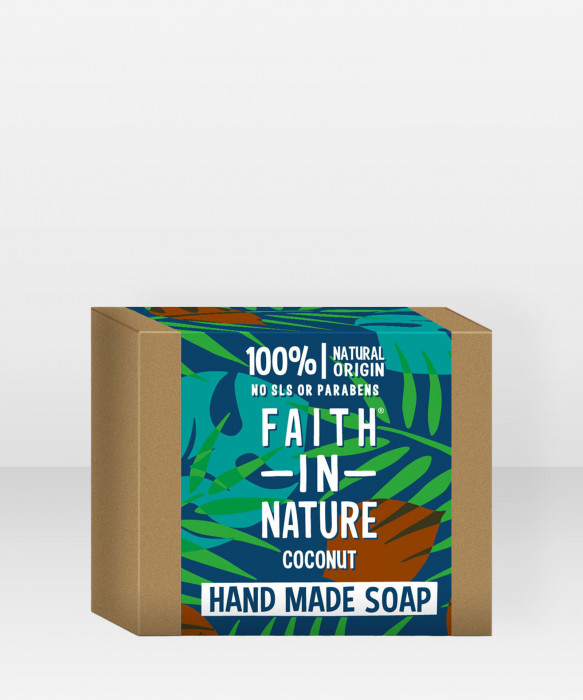 Faith in Nature Soap Coconut palasaippua