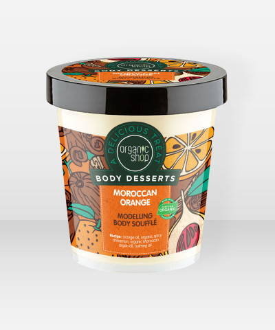 Organic Shop Body Desserts Moroccan Orange muotoileva vartalovoide 450 ml