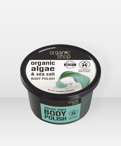 Organic Shop Atlantic Algae virkistävä vartalokuorinta 250 ml