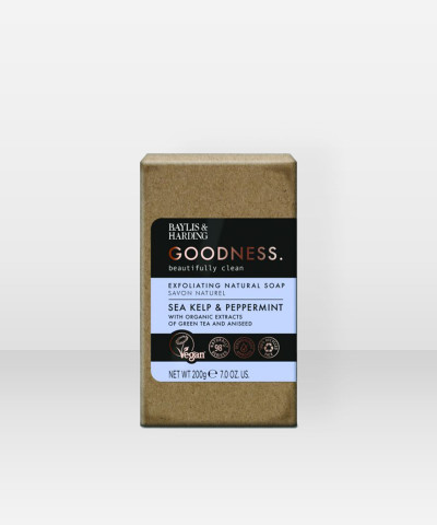 Baylis & Harding Goodness Sea Kelp & Peppermint Soap Bar 200g