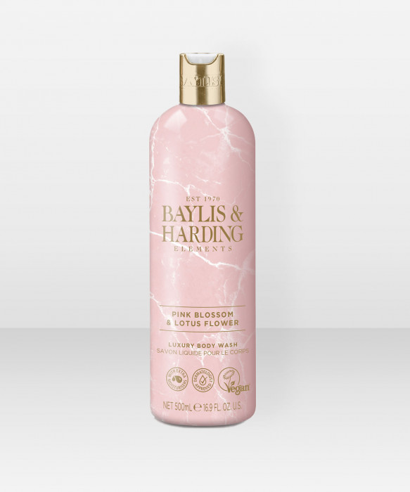 Baylis & Harding Elements Body Wash Pink Blossom & Lotus Flower 500ml suihkusaippua