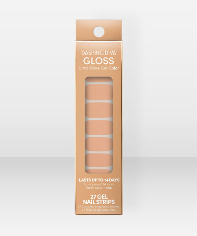 Dashing Diva Gloss Color Gel Nail Strips Sahara Sandstone