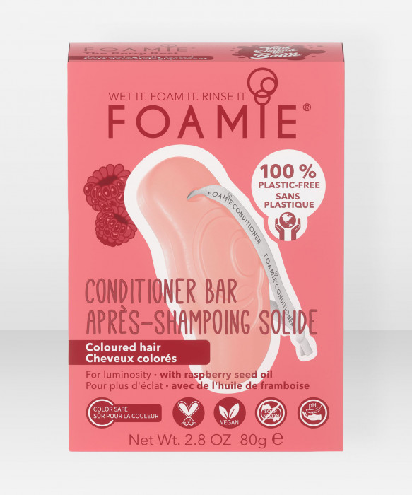 Foamie Conditioner Bar The Berry Best for colored hair hoitoainepala