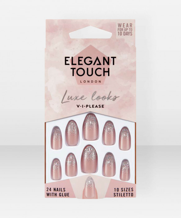 Elegant Touch Luxes Looks V-I-Please irtokynnet tekokynnet