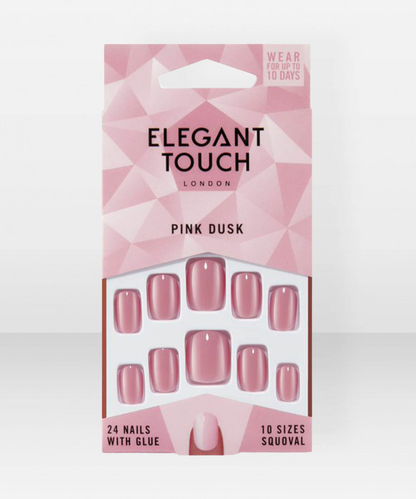 Elegant Touch Colour Nails Pink Dusk 24 pcs irtokynnet tekokynnet