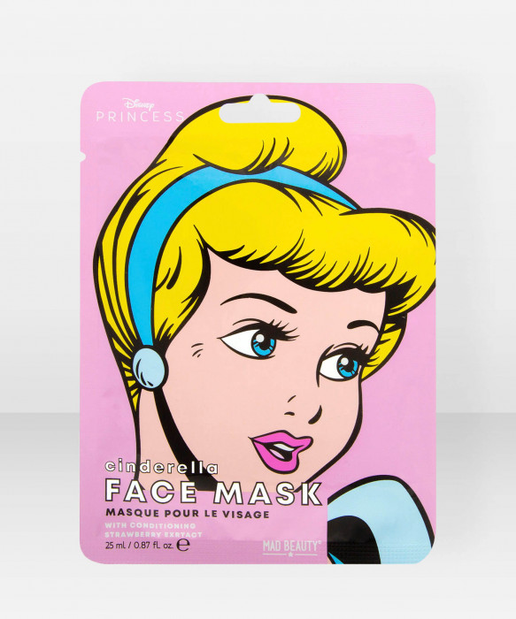 Mad Beauty Disney POP Princess Face Mask Cinderella tuhkimo kangasnaamio kasvonaamio