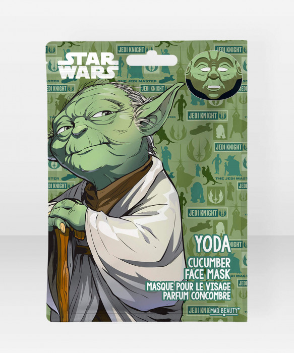 Mad Beauty Star Wars Face Mask Yoda tähtien sota kasvonaamio kangasnaamio