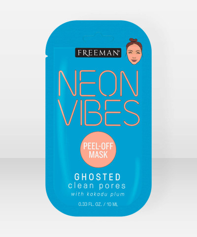 Freeman Beauty Neon Vibes Ghosted Clean Pores Peel-Off Mask Sachet 10ml