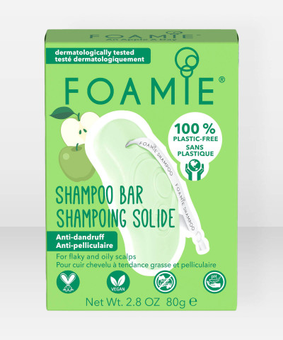 Foamie Shampoo Bar An Apple A Day (for flaky and oily scalps) 80g